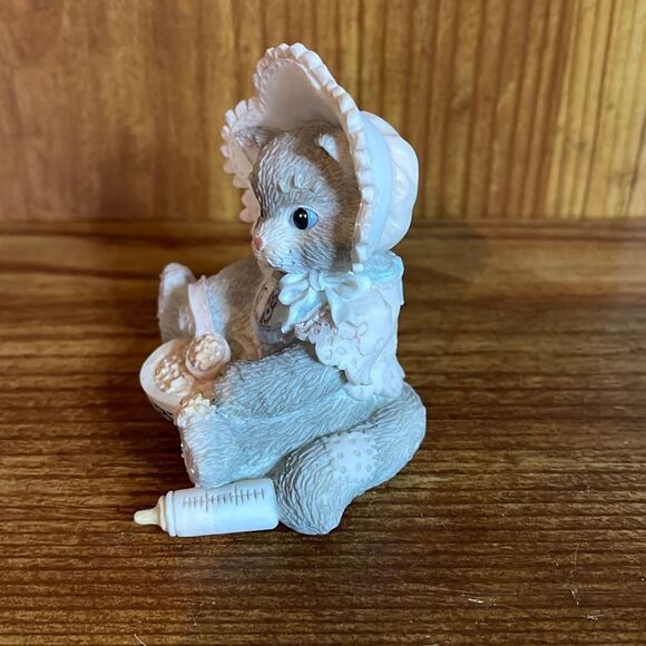 1995 Priscilla Hillman Tummy Full of Love For You Enesco Reg# 7C12/701 - Picture 3 of 6